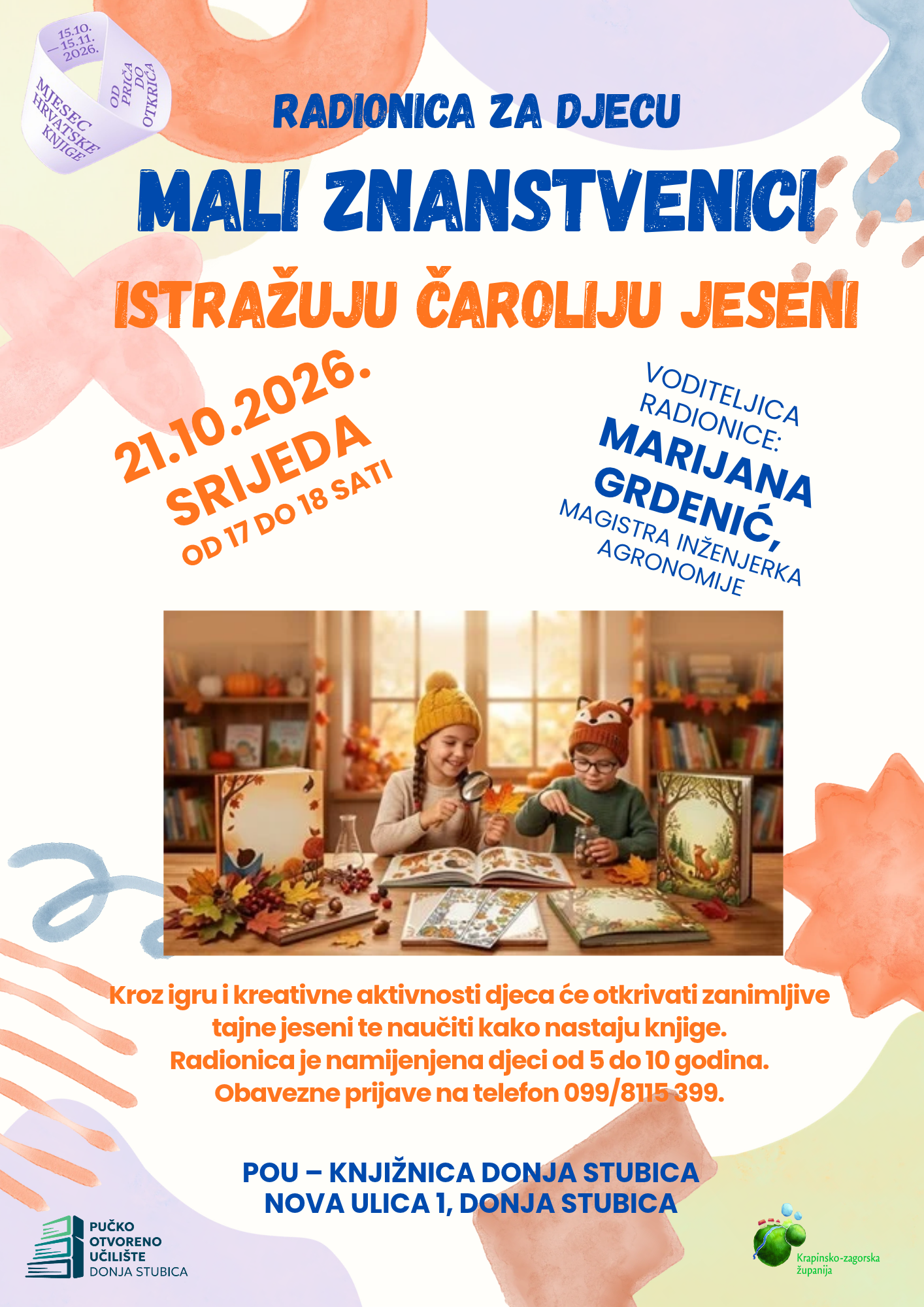 Plakat Mali znanstvenici 21.10.2026.