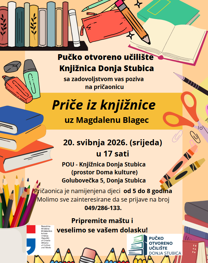 Plakat za pričaonicu 20.05.2026
