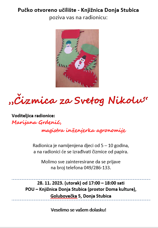Radionica Marijana Grdenić-SV. Nikola